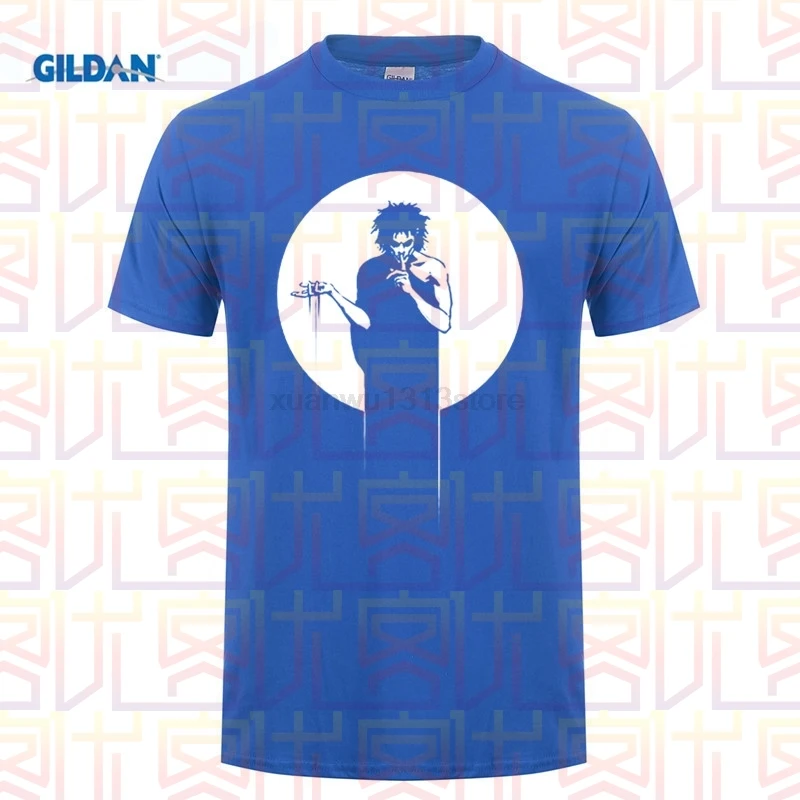 Мужская футболка с принтом Sandman белая новинка 2017 |