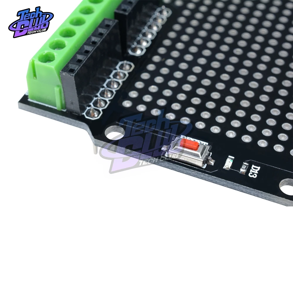 Винтовой щит Proto для Arduino кнопка сброса открытого исходного кода