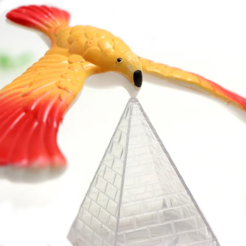 Magic Balancing Bird Science Desk Toy Eagle Novelty Fun Children Learning Gift Kid Educational with Pyramid Stand | Игрушки и хобби