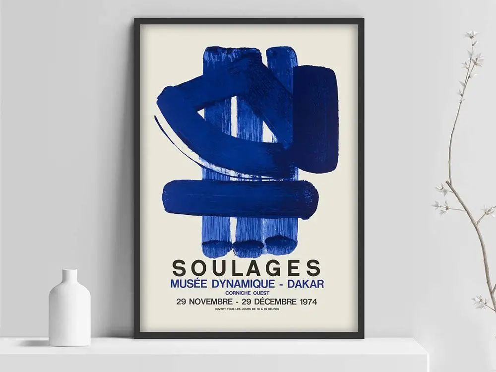 Печать Soulages на холсте