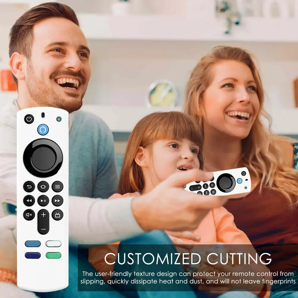 Чехол для Alexa Voice Remote 3rd Gen Противоскользящий Ударопрочный силиконовый чехол Fire TV