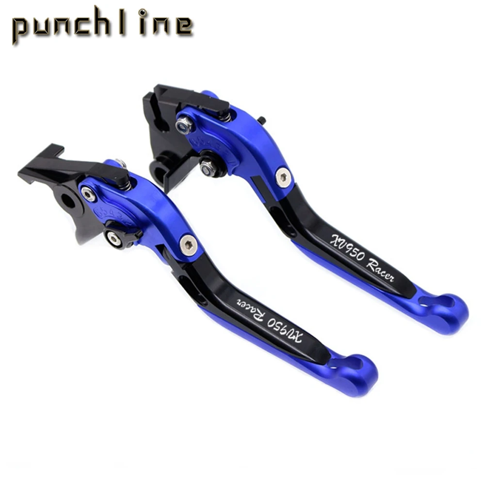 

Fit XV 950 2016-2021 Clutch Levers For YAMAHA XV950 RACER Folding Extendable Brake Levers