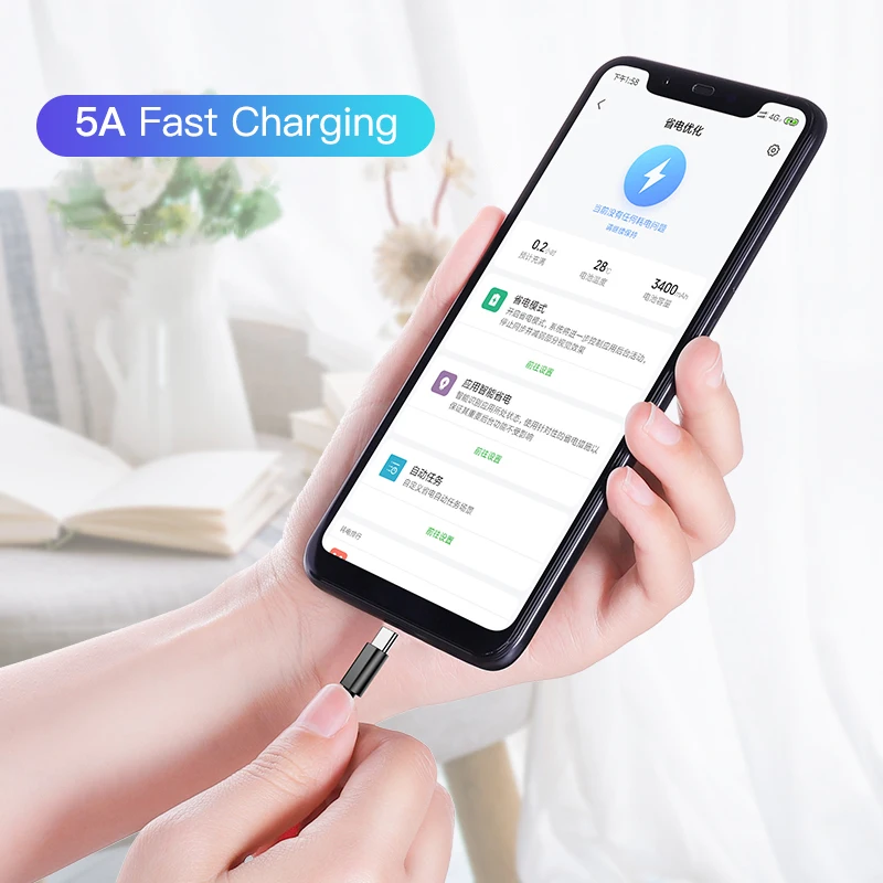 Niye 5A Кабель с разъемом usb c для быстрой зарядки типа C Samsung Galaxy LG Pixel Huawei Xiaomi зарядный