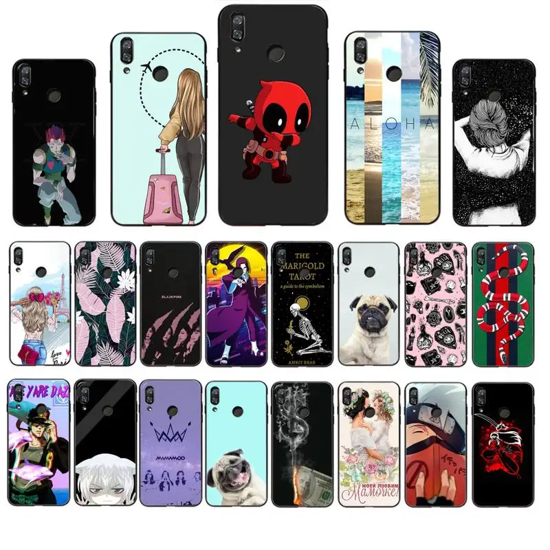 

YNDFCNB Phone Case For Huawei Honor 8X Case Cover For Honor8x Case Cute Silicone Back For Protector Huawei Honor 8X 8 X Phone