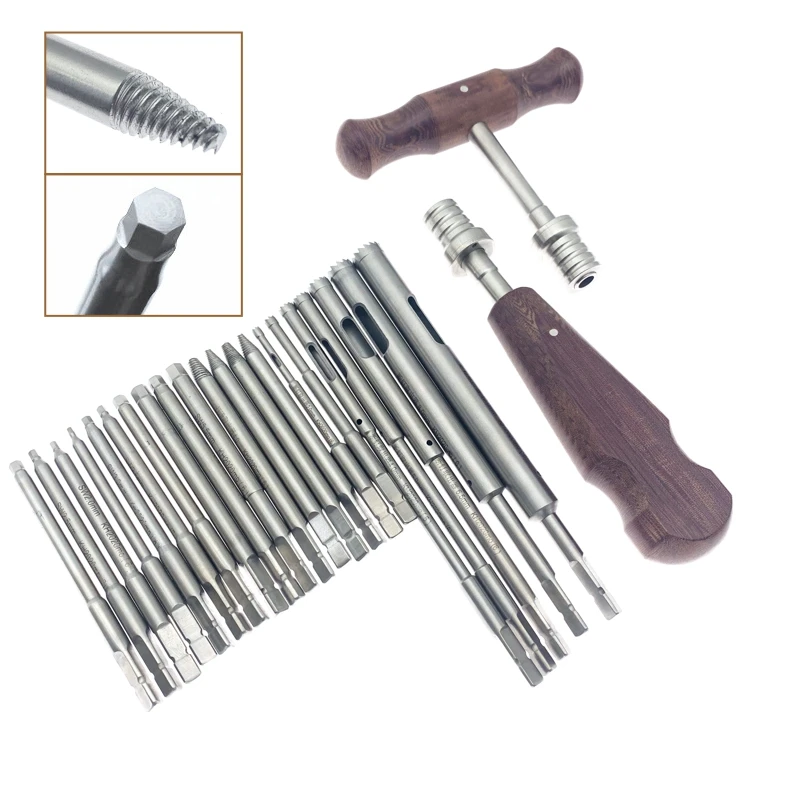 Экстрактор винтов экстрактор болтов с быстроразъемной ручкой ортопедический