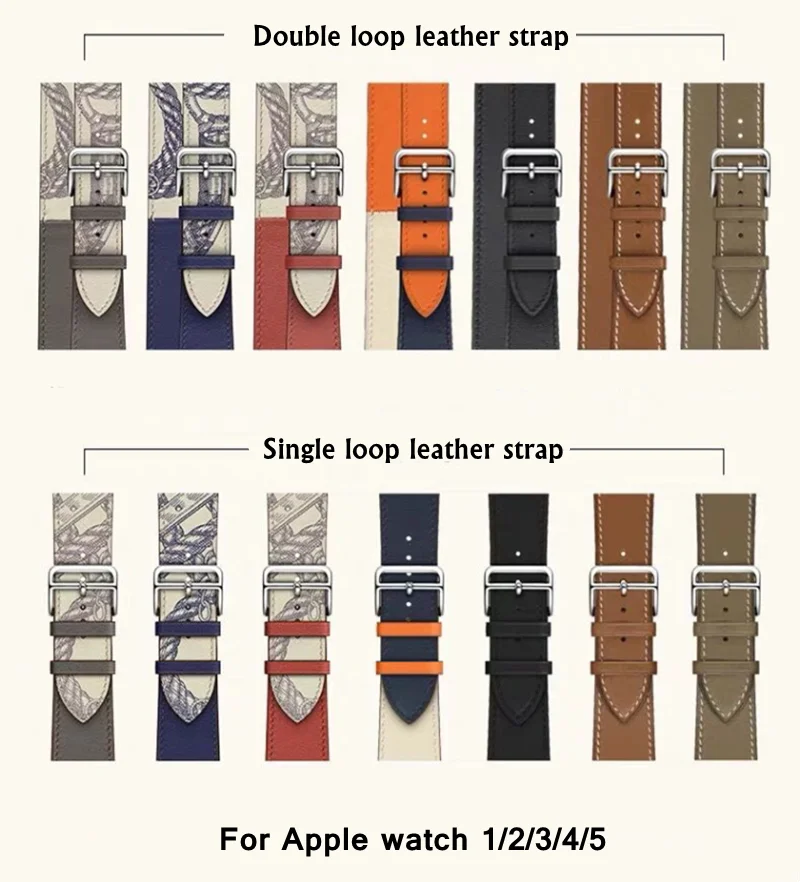 Двойной тур кожаный ремешок для apple Watch band 4 (iwatch 5) 44 мм 40 watch 3 2 1 42 38 мягкий браслет