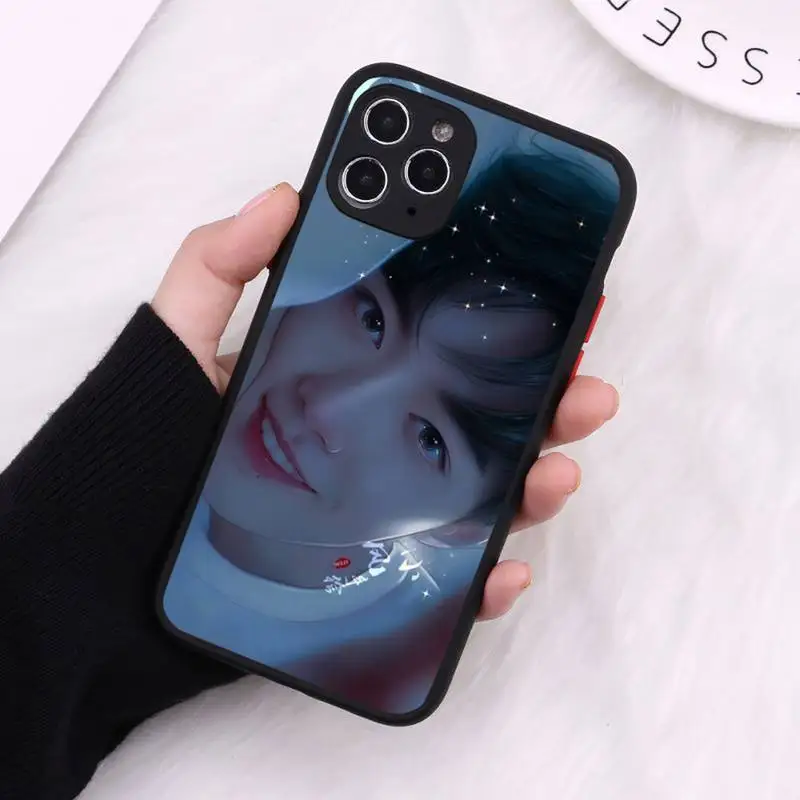 

fashion Chenqingling Wang yibo xiaozhan Phone Case Matte Transparent for iPhone 7 8 11 12 s mini pro X XS XR MAX Plus cover