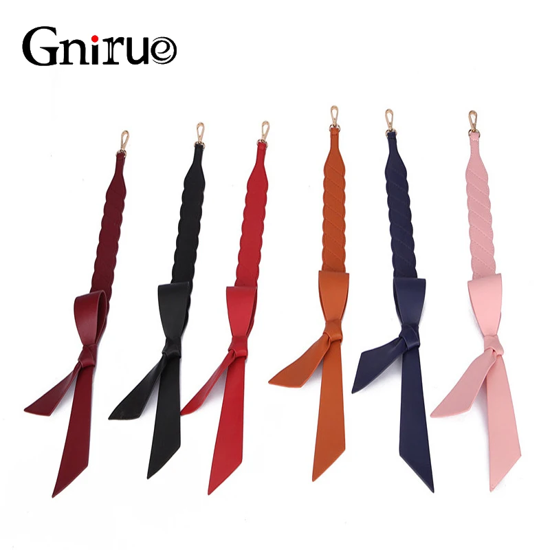 

Short bag strap accessories bow wide shoulder strap portable broadband bag shoulder strap single buy solid color bag strap