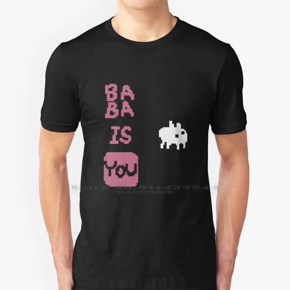 

Baba Is You 1 T Shirt Cotton 6XL Keke Baba Is You Indie Game Indie Games Indie Gaming Cute