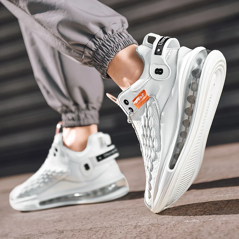 

Large Size Outdoor Air Cushion Men's Trendy Shoes Light And Breathable Sports Running Shoes All-match Sports Casual Men's Shoes