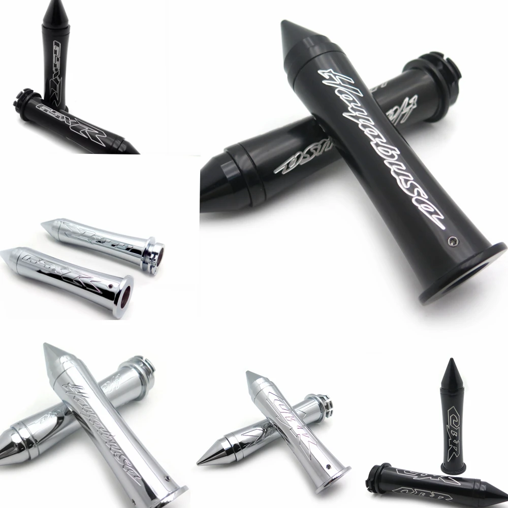 Запчасти для мотоциклов 7/8 дюйма 22 мм хромированный/черный руль Suzuki GSXR Hayabusa и Honda