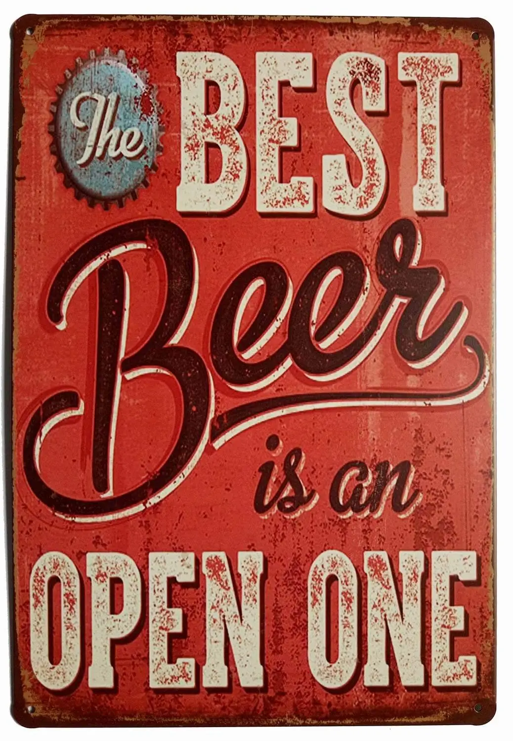 

Best Beer Vintage Funny Home Decor Tin Sign Retro Metal Sign Bar Pub Wall Decor Poster 8 x 12 Inches