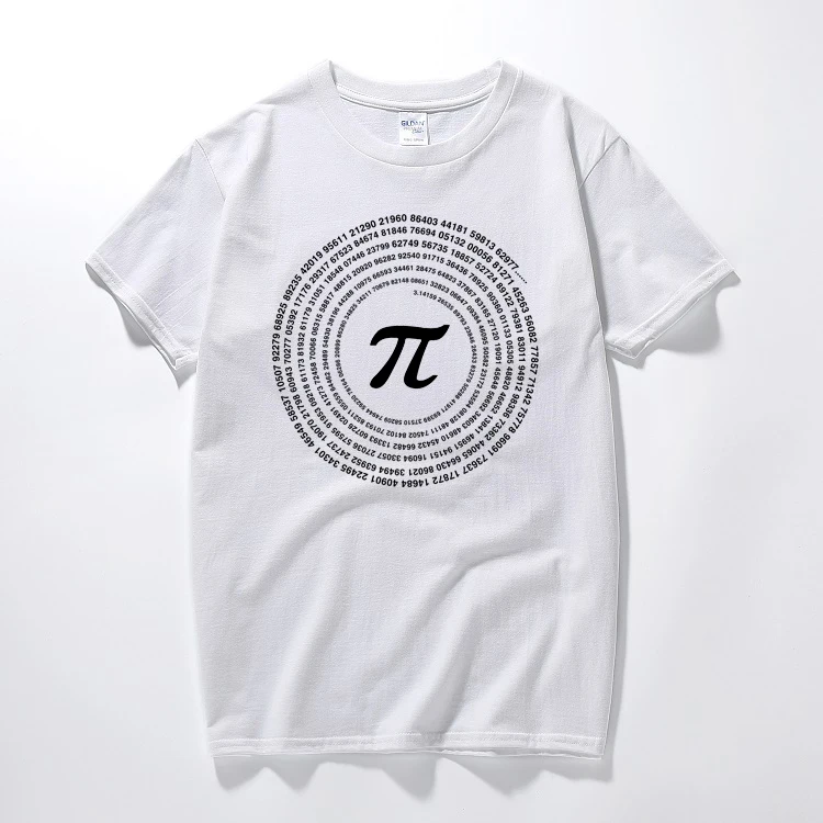 

Novelty Pi Math TShirts Men Cotton Loose Short Sleeve Tee shirts Geek Style T shirt Nerd Casual Man T-shirts summer top camiseta
