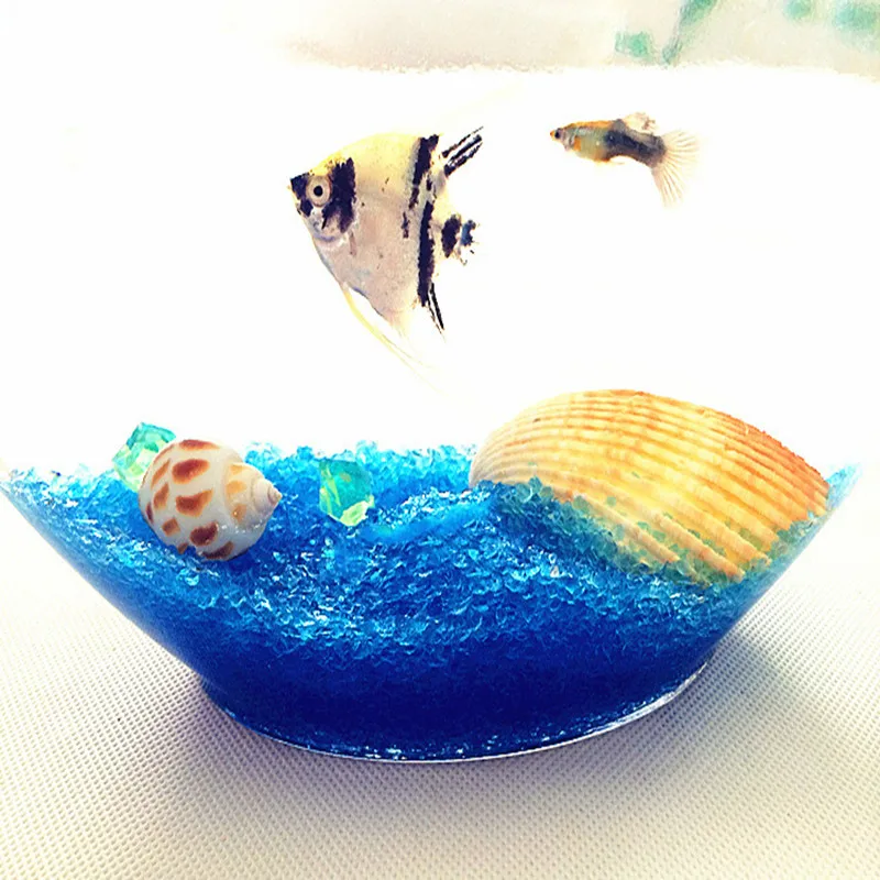 Новинка аквариум со стеклом 500 г песком цветным с ландшафтный камень украшение