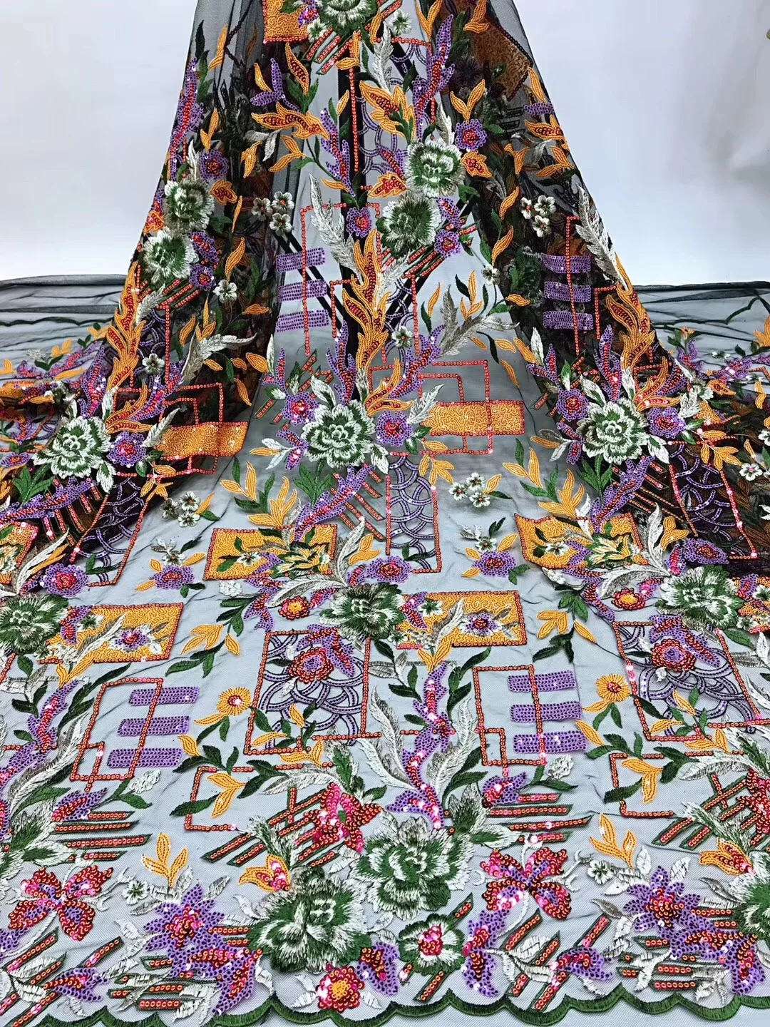

Ghana wax print fabric african fabric tissu wax jacquard brocade fabric nigerian wax ankara print fabric 4yard AW5