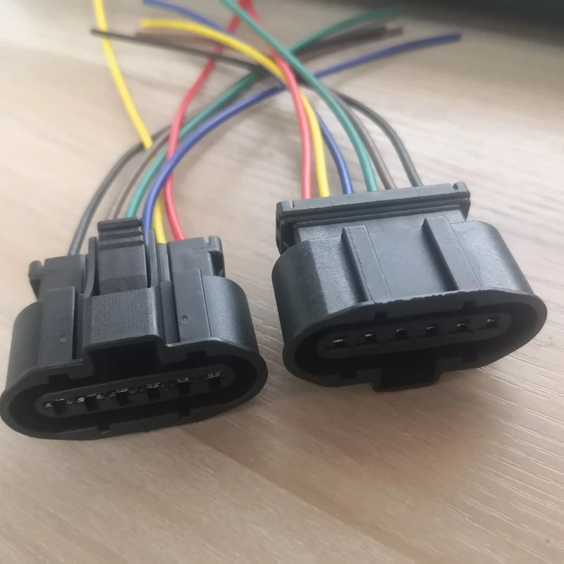 1/5/10 шт./лот 6-контактный/канальный автомобильный гнездовой Датчик MAF и разъем