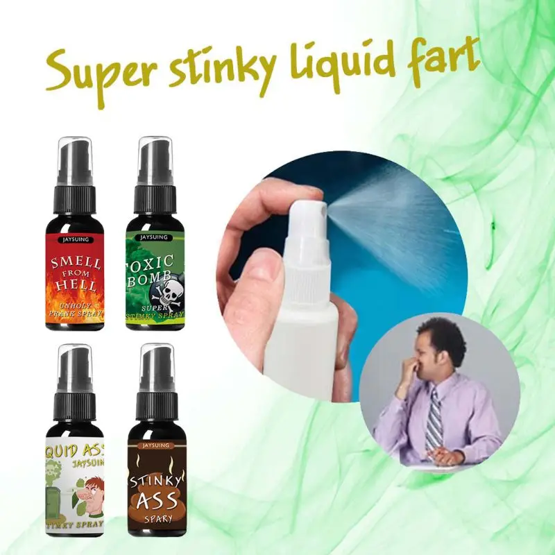 30 мл супер вонючая жидкость Fart страшный запах спрей длительный Хэллоуин розыгрыш