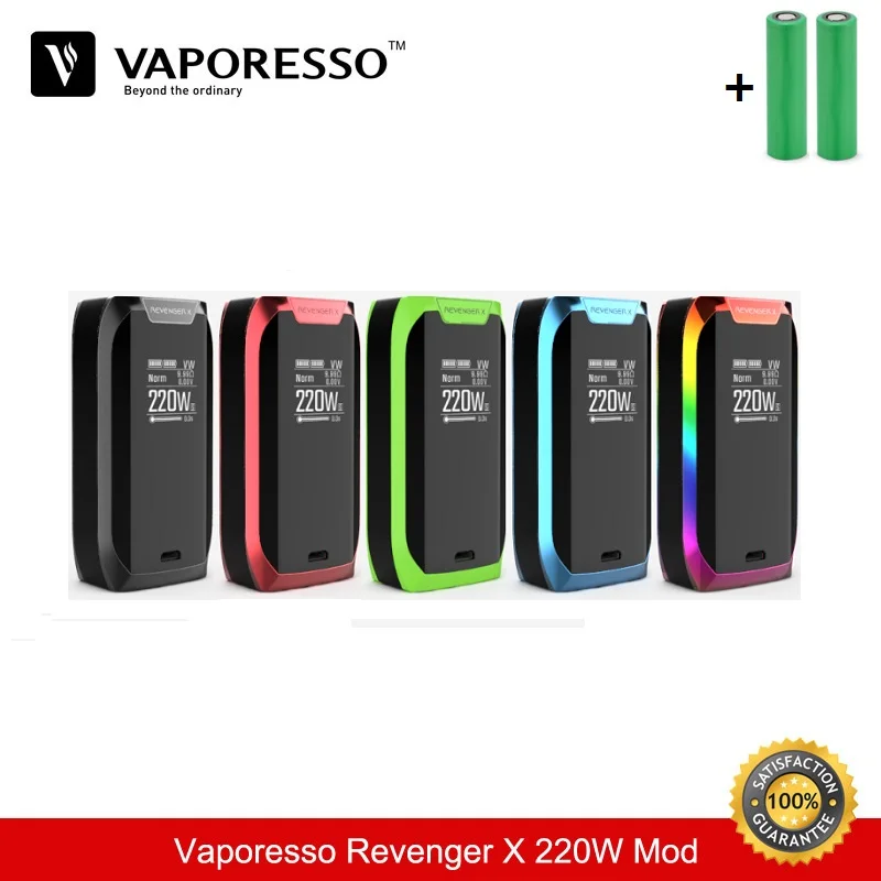 Оригинальная электронная сигарета Vaporesso Revenger X 220W TC бокс мод вапорайзер 18650 вейп VS