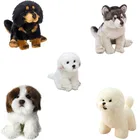Волк, Мальтийский щенок хаски, лабрадор, Сен-Бернар, померанский шнауцер, Бишон, тибетская искусственная плюшевая игрушка, мягкие игрушки, кукла