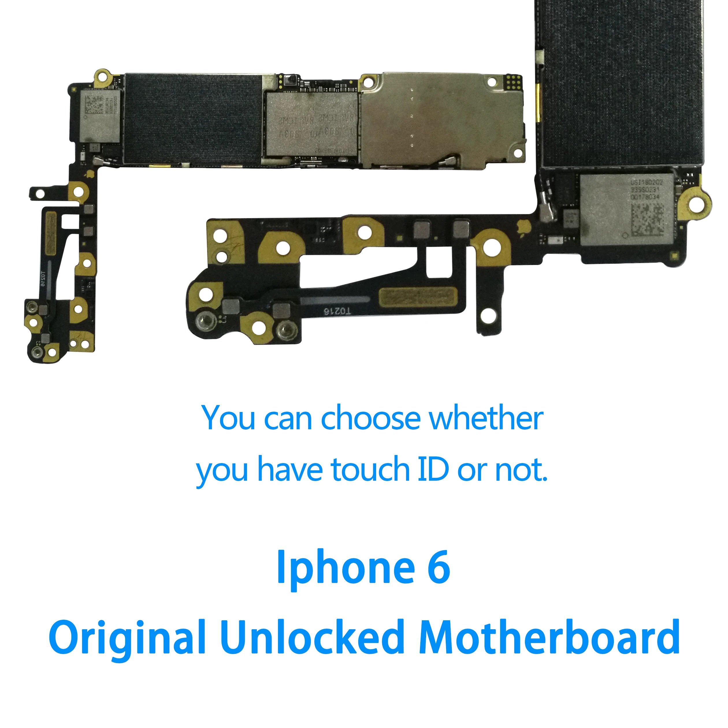 Оригинальная разблокированная материнская плата для iphone 6 с сенсорным ID/без Touch ID, для iphone 6 логические платы, 16 ГБ/32 ГБ/64 ГБ