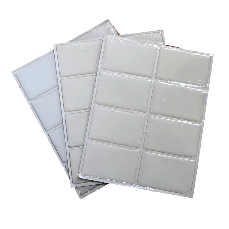 

Jelly adhesive Card sticker Card-sized Jelly sticker Thickening Card Sticker