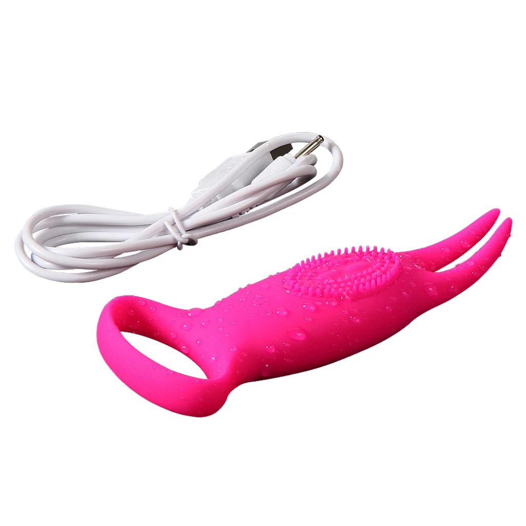 Waterproof Silicone Male Peni s Vibrating Ring Sleeve with Rabbit Ears Delay Ejaculation Vibrator Massager for Couples | Красота и