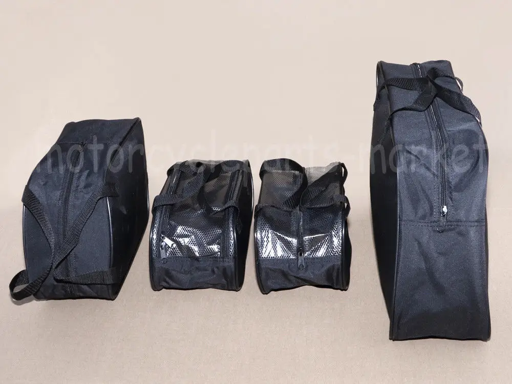4 Pcs Black Saddlebag Packing Cube Liner Set Bag For Harley Touring FLHT EFI FLHTI CVO Classic FLHTCSE 1996-2013 |