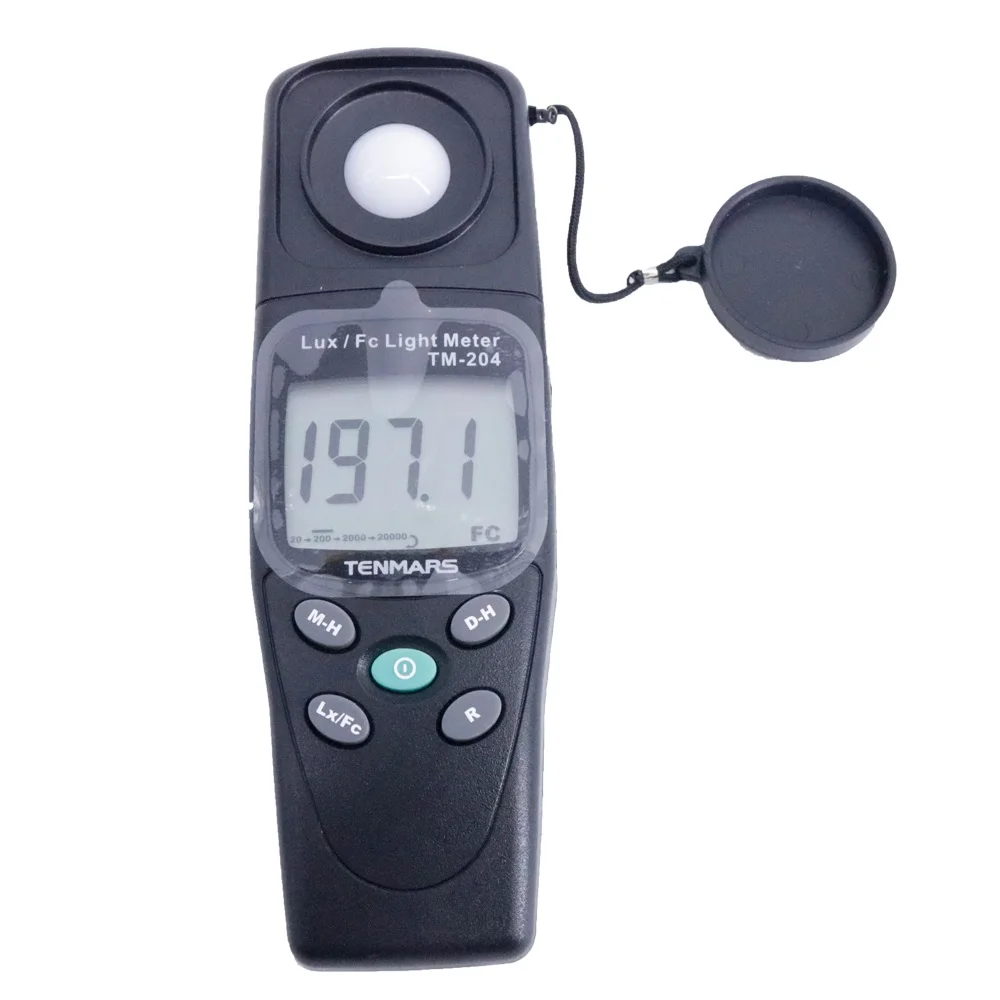 

TENMARS TM-204 Light Meter 3 digits LCD With Maximum Reading 2000.Spectral Response Close to CIE Luminous Spectral Efficiency.
