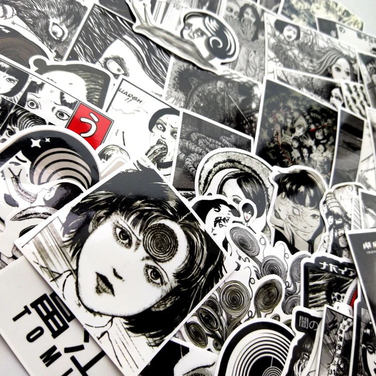 56 шт. ПВХ японский ужас аниме Tomie автомобильные водонепроницаемые наклейки для
