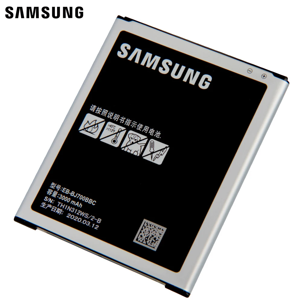 Оригинальный сменный аккумулятор Samsung EB-BJ700BBC EB-BJ700CBE для GALAXY J7 J700F J7000 J7009 J7008 2015 J4 2018
