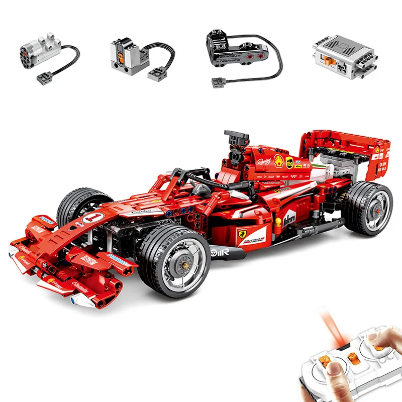 Le Technic Going F1 RC гоночный автомобиль силовой двигатель строительные блоки Супер спортивный гонщик электрический автомобиль кирпичи игрушки подарки для детей - Цвет: no Original Box