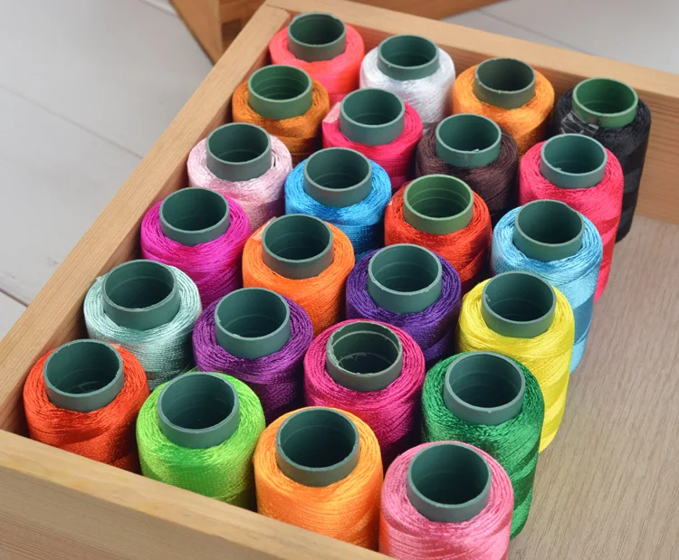 Нитки для вышивания из ледяного шелка Мерсеризация по оси сделай сам ручная