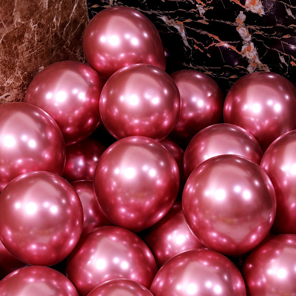 30 шт. металлические воздушные шары 5/10/12 дюйма