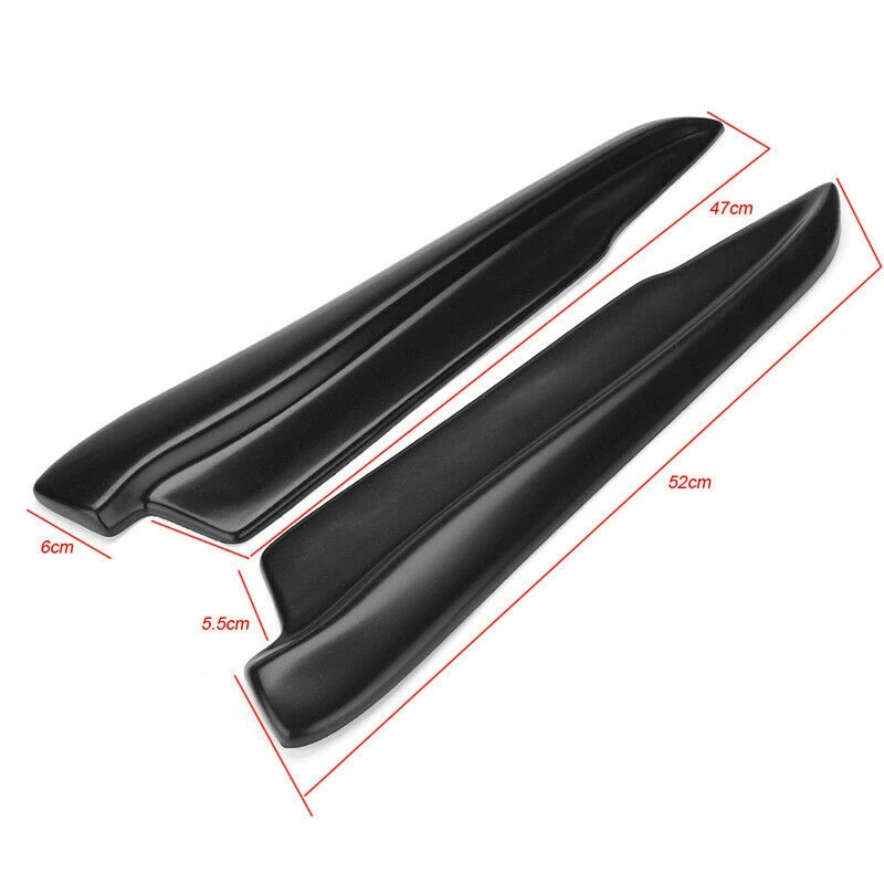 1 пара черные матовые фартуки для заднего бампера BMW E90 E91 E92 E93 M3