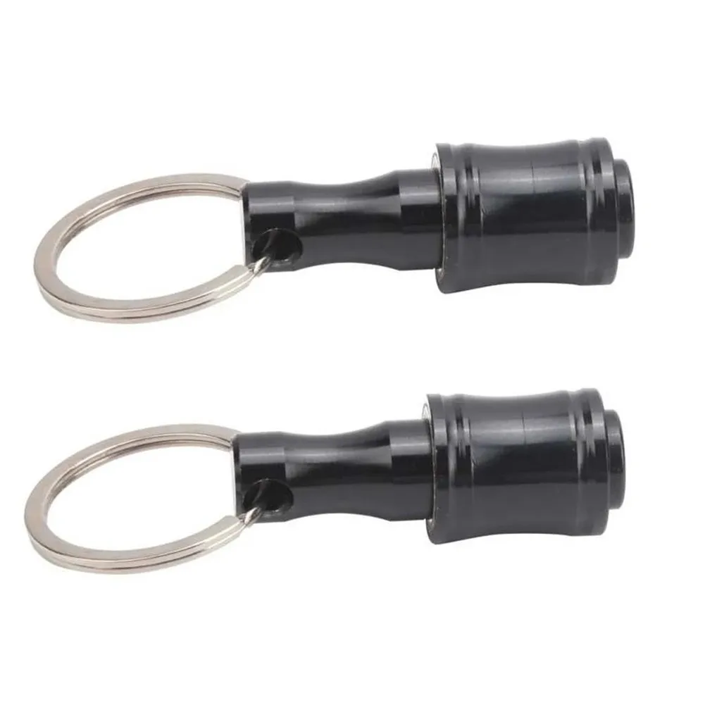 

2pcs 7mm/0.3in Hex Shank Screwdriver Bit Holder Drill Extension Bar Quick Release Keychain Screwdriver Bit Holder Aluminum Alloy
