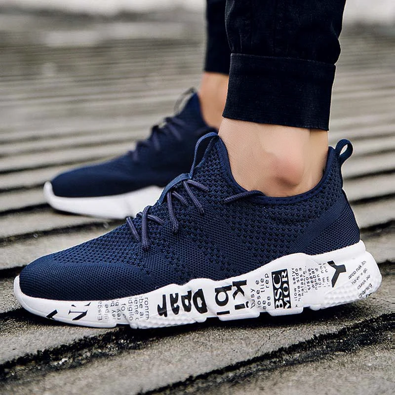 Тканая мужская повседневная обувь дышащая Tenis Masculino zapatos hombre Sapatos Уличная мужские