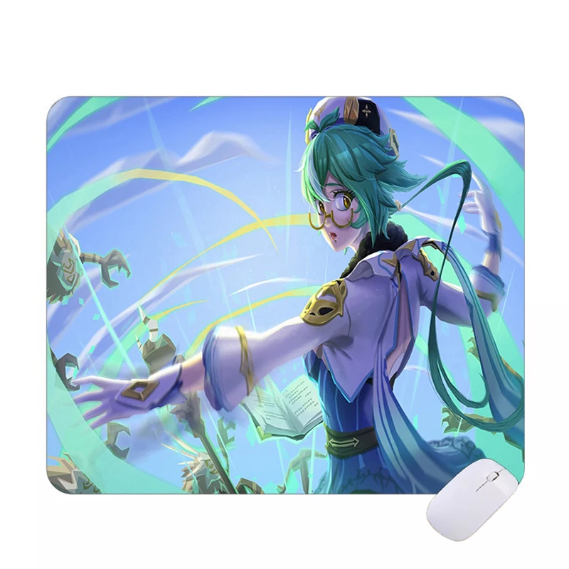 Genshin Impact Small Pc Gamer Complete Mi Pad 5 Gaming Accessories Anime Mouse Pad Mousepad Keyboard For Compass Desk Mat Mice