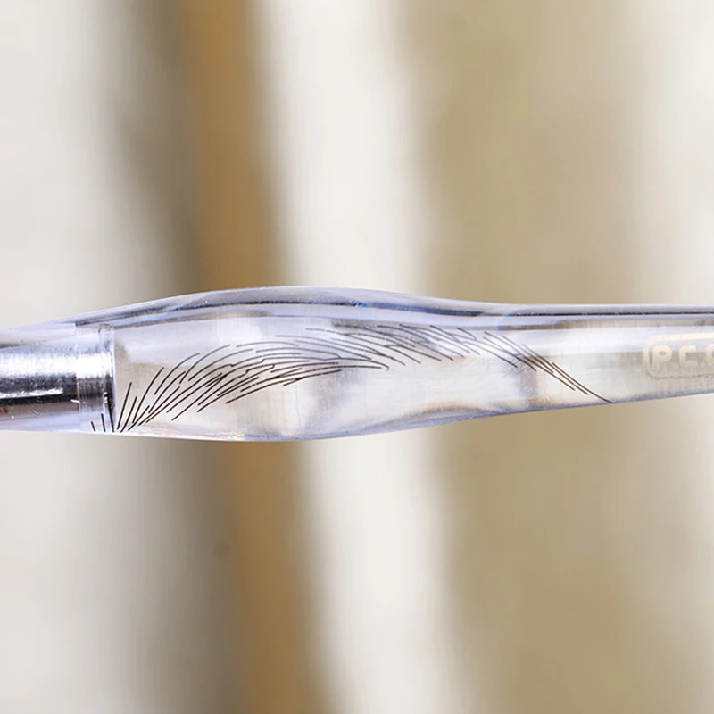 

2Pcs PCD Crystal Tattoo Pen Accessories, Household Non-Electric Micro-blade Tattoo Pen Permanent Tool Recyclable Microneedles