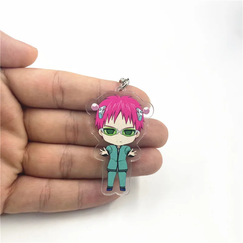 Двусторонний акриловый брелок для ключей с аниме катастрофическая жизнь Саики