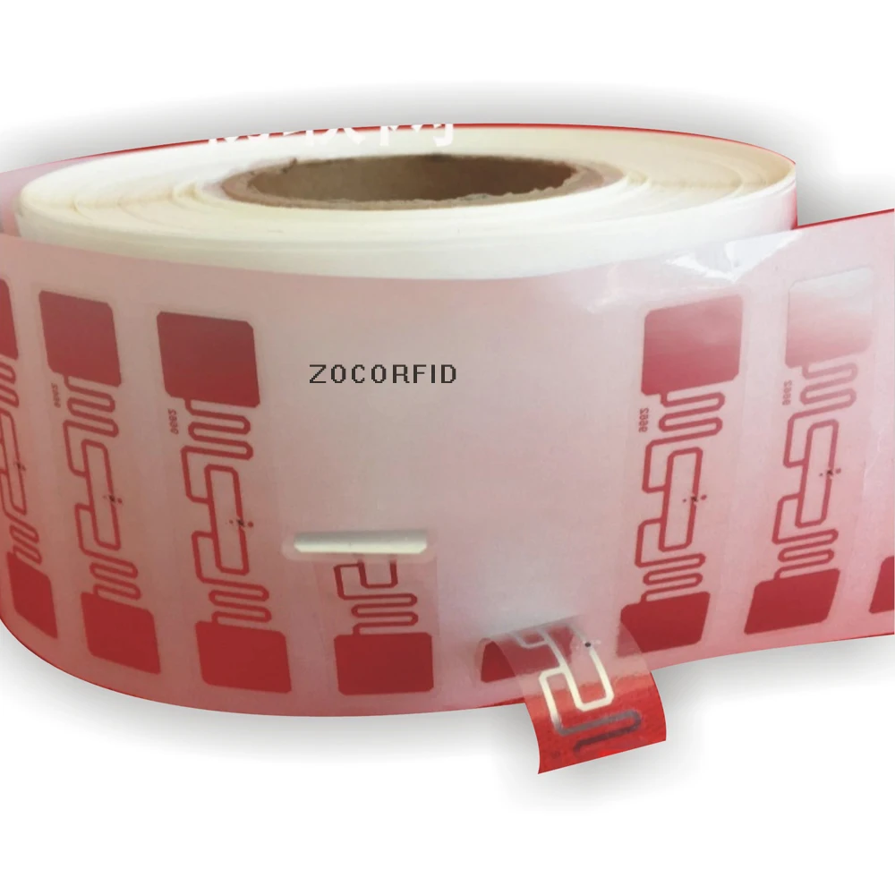 100 шт./лот длинный диапазон RFID UHF тег наклейка влажная инкрустация 860 960 МГц Alien H3 EPC