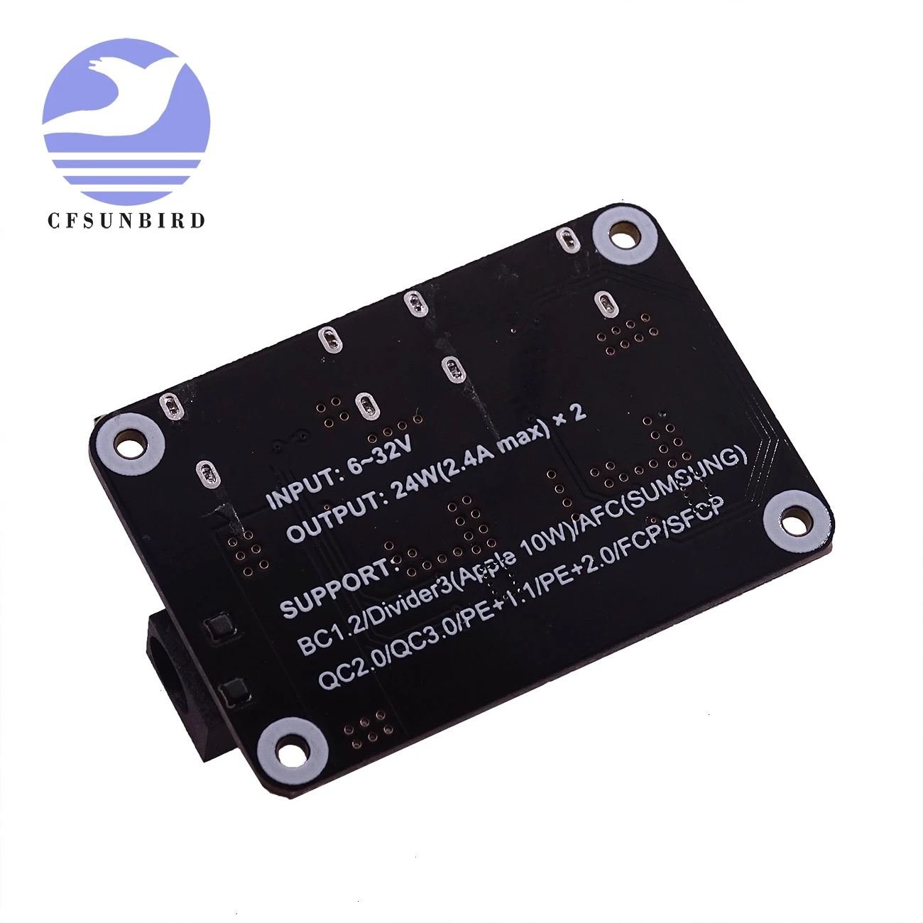 Двойной 2 для быстрой зарядки с usb-портом, Зарядное устройство понижающий модуль Вход 6 V-30 V один Порты и разъёмы 24 Вт Поддержка QC2.0 QC3.0 QC 2,0 3,0 автомобиля доска для транспортных средств