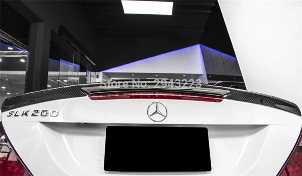 Задний спойлер для багажника из углеродного волокна крыло Mercedes R171 Benz SLK Class 2012 2013
