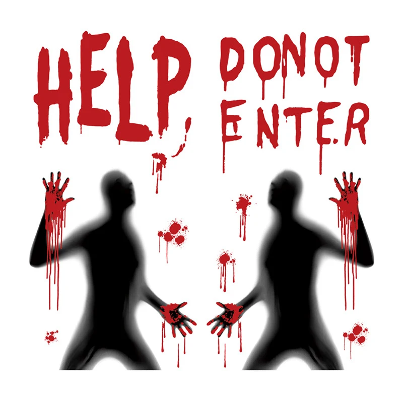 2 шт. наклейки на стену в виде зомби и вампира | Дом сад