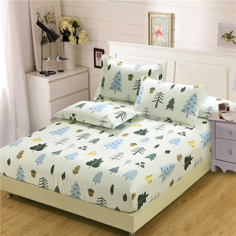 

White Bedding Sets Christmas tree Duvet Cover Bed Set Pillowcases Double Queen King twin full Size 4PCS New fashion Bedclothes