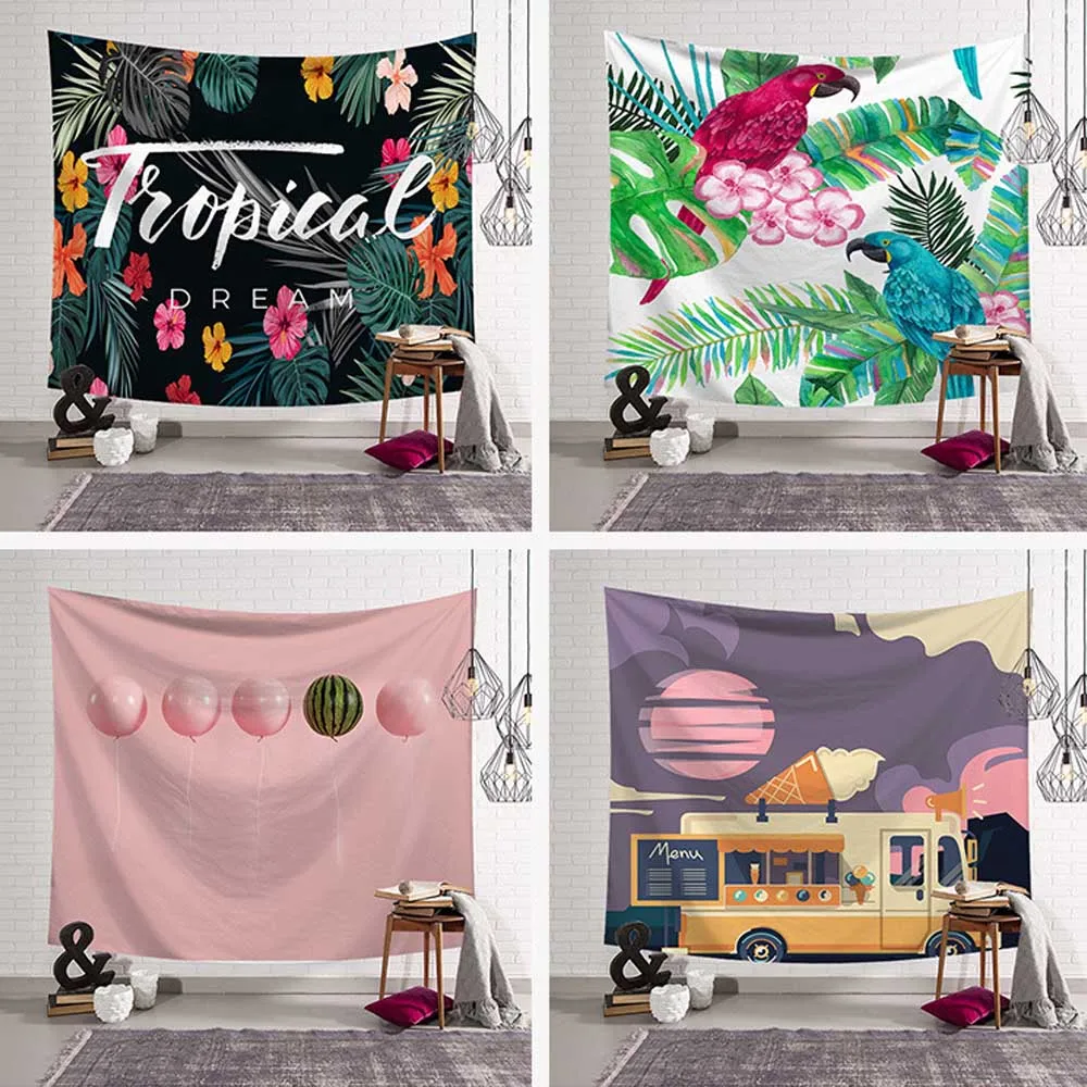 

Настенный гобелен с 3D принтом в богемном стиле, пляжное полотенце, домашняя спальня, гостиная, коридор, коврик для йоги, одеяло, настенное ук...