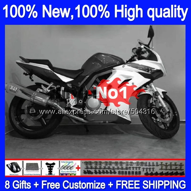 

SV650S For SUZUKI SV1000S SV1000 SV650 S 26MC.108 SV 650S 1000S 2009 2010 2011 2012 2013 08 09 10 11 12 13 White Black Fairings