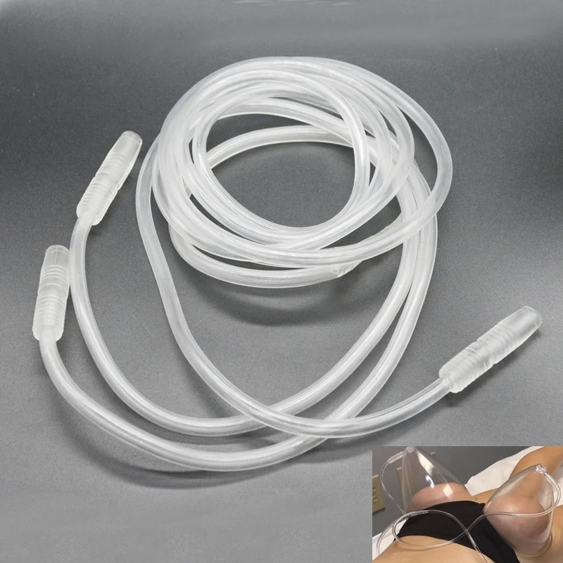 Труба для вакуумного массажа груди чашка-массажер с 3 портами аппарата терапии