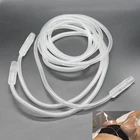 Труба для вакуумного массажа груди чашка-массажер с 3 портами для аппарата для терапии, насос для увеличения груди, кабель для массажа груди