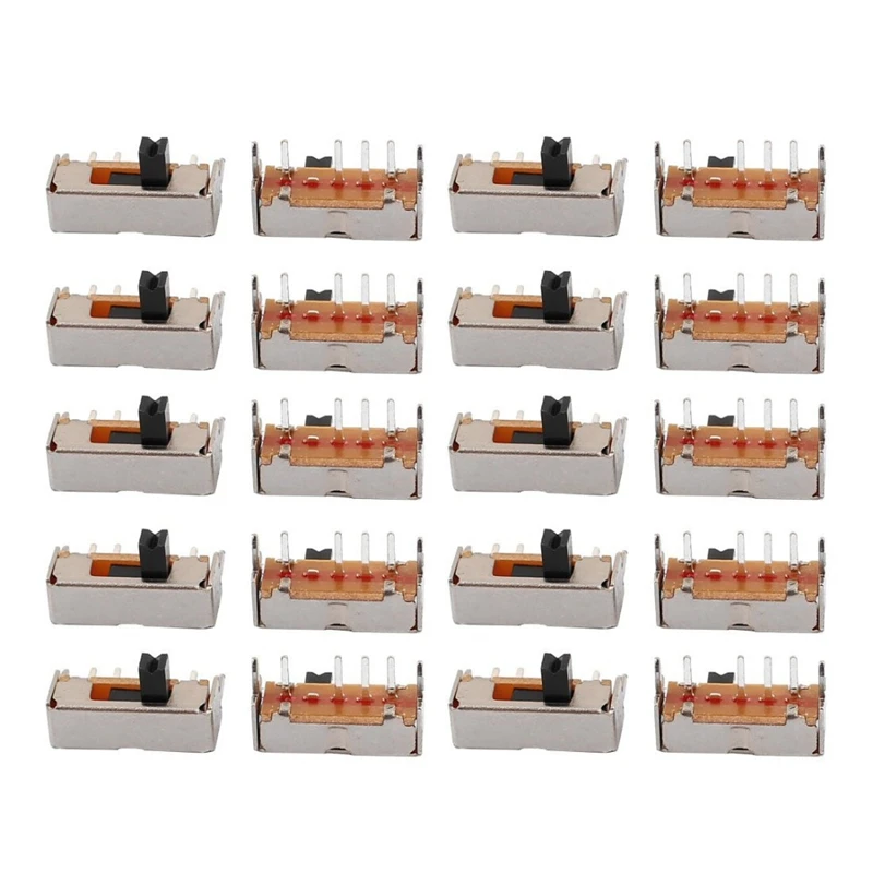 Мини-переключатель слайдер 2000 шт./лот SK13D07VG4 ВКЛ-ВЫКЛ 3 положения 4 контакта 1P3T