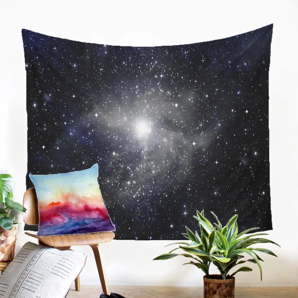

Fabic Wall Hangings Vast Universe Print Tapestry Magnificent Wall Caeprt Hign Quality Home Textiles Household Decoration